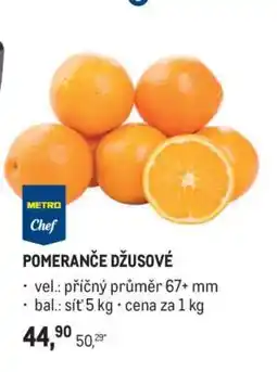 Makro Pomeranče džusové nabídka
