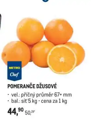 Makro Pomeranče džusové nabídka