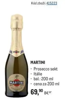 Makro Martini nabídka