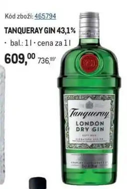 Makro TANQUERAY GIN 43,1 % nabídka