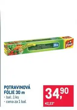Makro Potravinová fólie 30 m nabídka