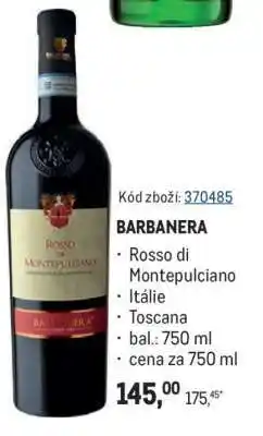 Makro BARBANERA nabídka