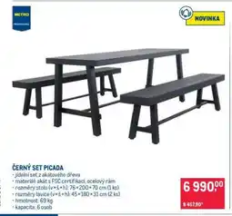 Makro ČERNÝ SET PICADA nabídka