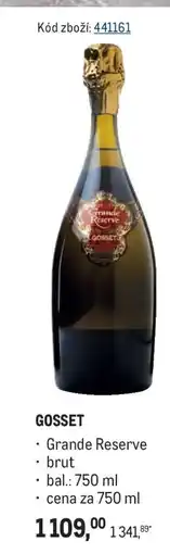 Makro GOSSET nabídka