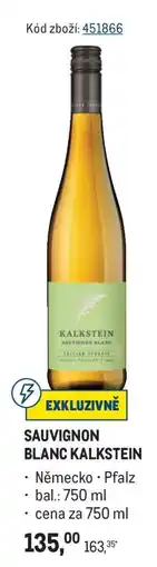 Makro SAUVIGNON BLANC KALKSTEIN nabídka