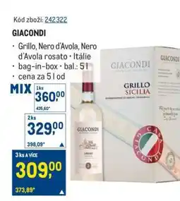 Makro Giacondi nabídka