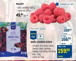 Makro Směs lesního ovoce nabídka