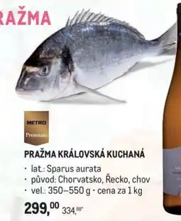 Makro Pražma královská kuchaná nabídka