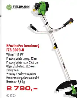 Uni Hobby FIELDMANN Křovinořez benzinový FZS 3020-B nabídka