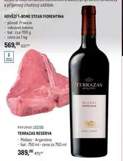 Makro TERRAZAS RESERVA nabídka