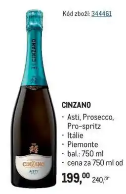Makro Cinzano nabídka