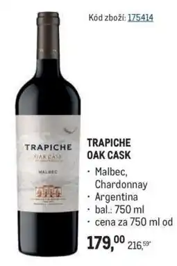 Makro Trapiche Oak Cask nabídka