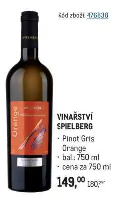 Makro Vinařství Spielberg nabídka