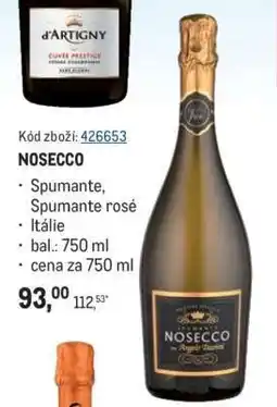 Makro NOSECCO nabídka