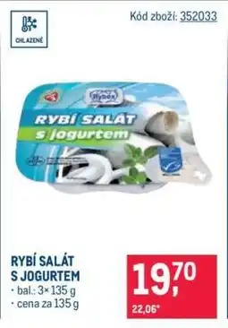Makro Rybí salát s jogurtem nabídka