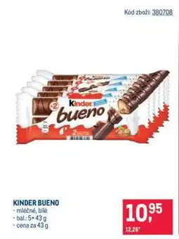 Makro KINDER BUENO nabídka