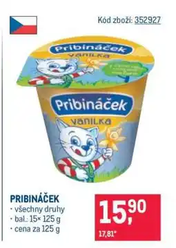 Makro Pribináček nabídka