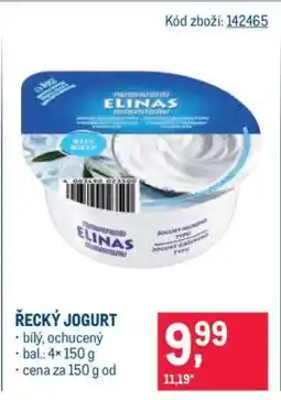Makro Řecký jogurt nabídka