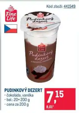 Makro PUDINKOVÝ DEZERT nabídka