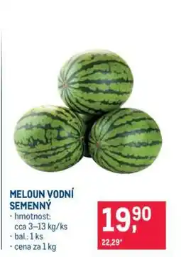 Makro Meloun vodní semenný nabídka
