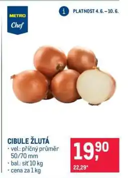 Makro Cibule žlutá nabídka