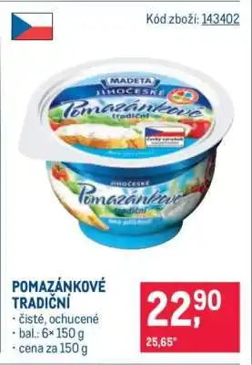 Makro Pomazánkové tradiční nabídka
