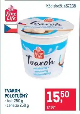 Makro Tvaroh polotučný nabídka