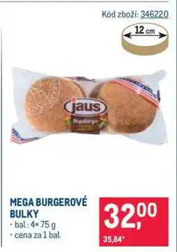 Makro MEGA BURGEROVÉ BULKY nabídka