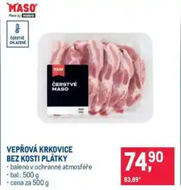 Makro Vepřová krkovice bez kosti – plátky nabídka