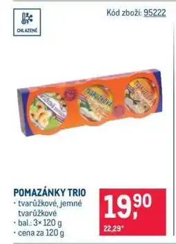 Makro Pomazánky trio nabídka