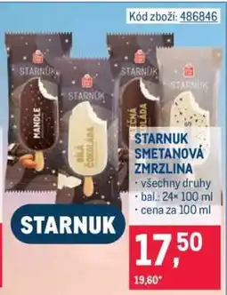 Makro STARNUK SMETANOVÁ ZMRZLINA nabídka