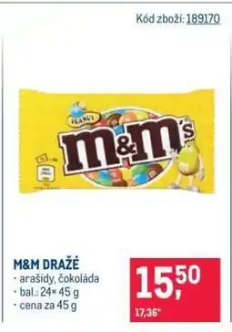 Makro M&M dražé nabídka