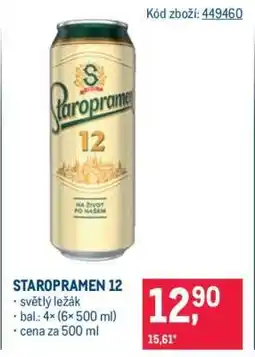 Makro Staropramen 12 nabídka