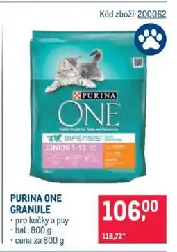 Makro PURINA ONE GRANULE nabídka