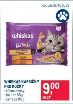 Makro Whiskas kapsičky pro kočky nabídka