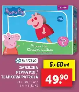 Lidl ZMRZLINA PEPPA PIG / TLAPKOVÁ PATROLA nabídka