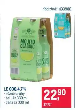 Makro Le Coq 4,7 % nabídka