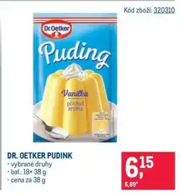Makro Dr.Oetker pudink nabídka