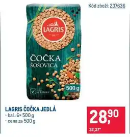 Makro Lagris čočka jedlá nabídka