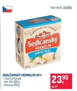 Makro Sedlčanský Hermelín 45 % nabídka