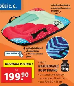 Lidl CRIVIT Nafukovací bodyboard nabídka
