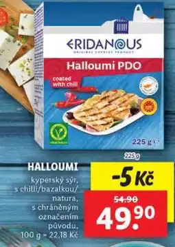 Lidl ERIDANOUS Halloumi PDO nabídka