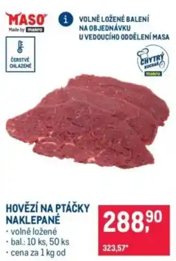 Makro Hovězí na ptáčky naklepané nabídka