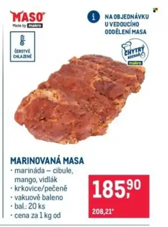 Makro Marinovaná masa nabídka