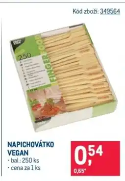 Makro Napichovátko vegan nabídka