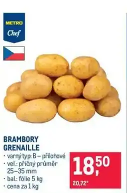 Makro Brambory grenaille nabídka