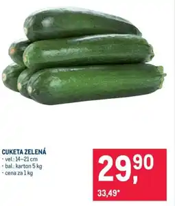 Makro Cuketa zelená nabídka
