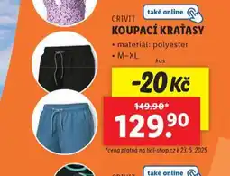 Lidl Koupací šortky nabídka