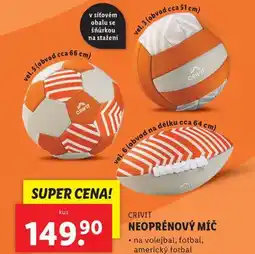 Lidl Neoprenový míč nabídka