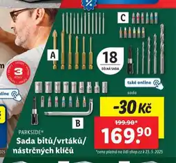 Lidl Sada bitů / vrtáků / nástrčných klíčů nabídka